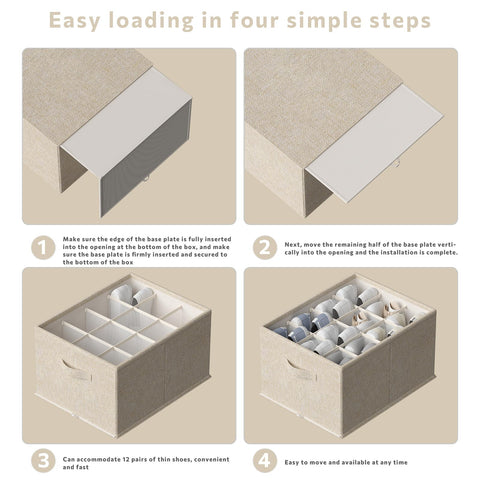 FHSQX open-design provides quick access to shoes without digging