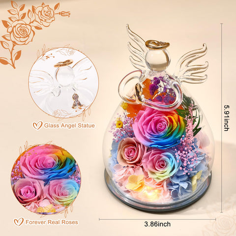 FIACO angel figurine with warm LED lights enhances cozy décor