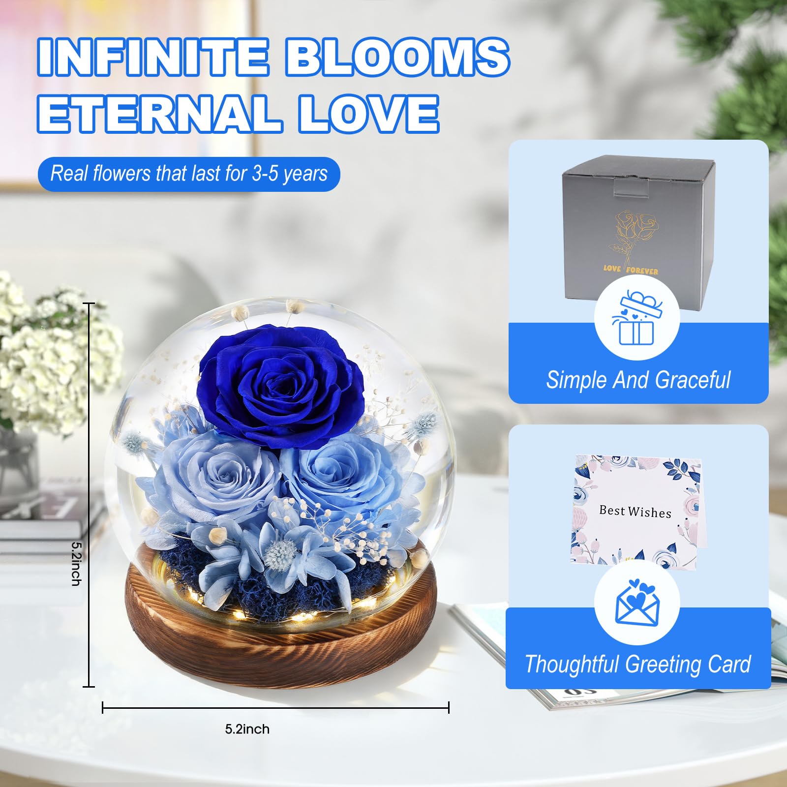 FIACO eco-friendly preserved-rose-materials reduce waste.