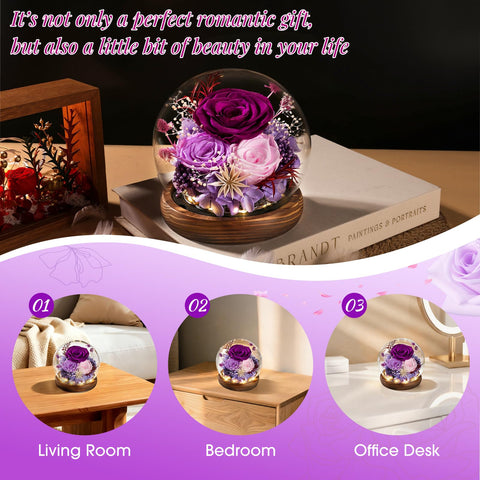 FIACO eco-friendly preserved rose packaging supports sustainable gifting