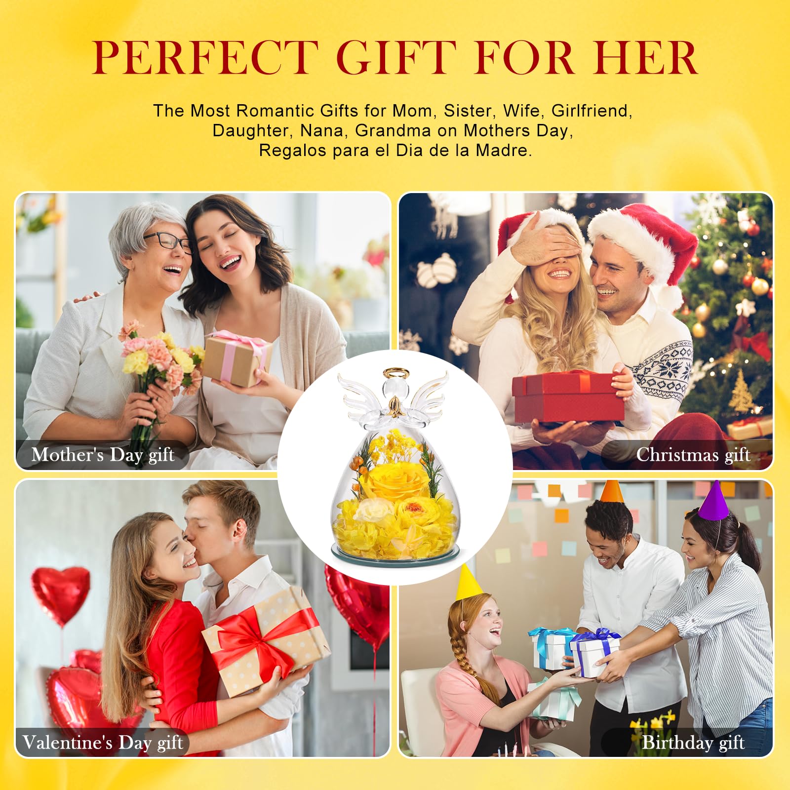 FIACO get well angel gift suited for bedside or desk.