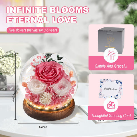 FIACO gift-ready preserved rose ideal for Mother's Day and anniversaries.