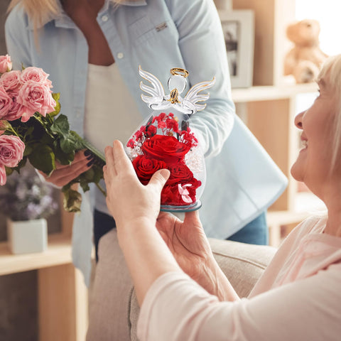FIACO Get-well angel gift brings gentle comfort in hospital rooms or on desks.