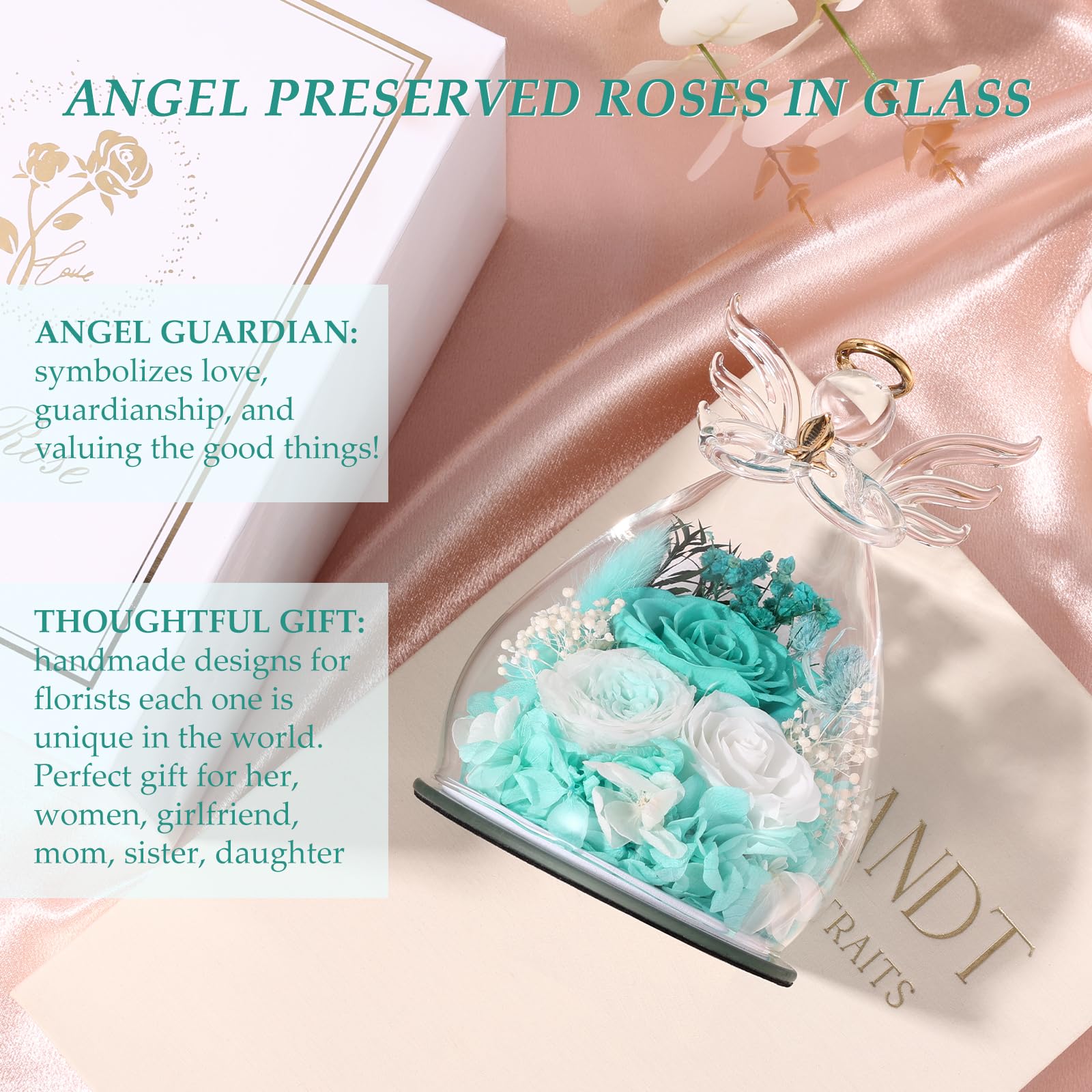 FIACO versatile angel rose gift for Mother’s Day and holidays