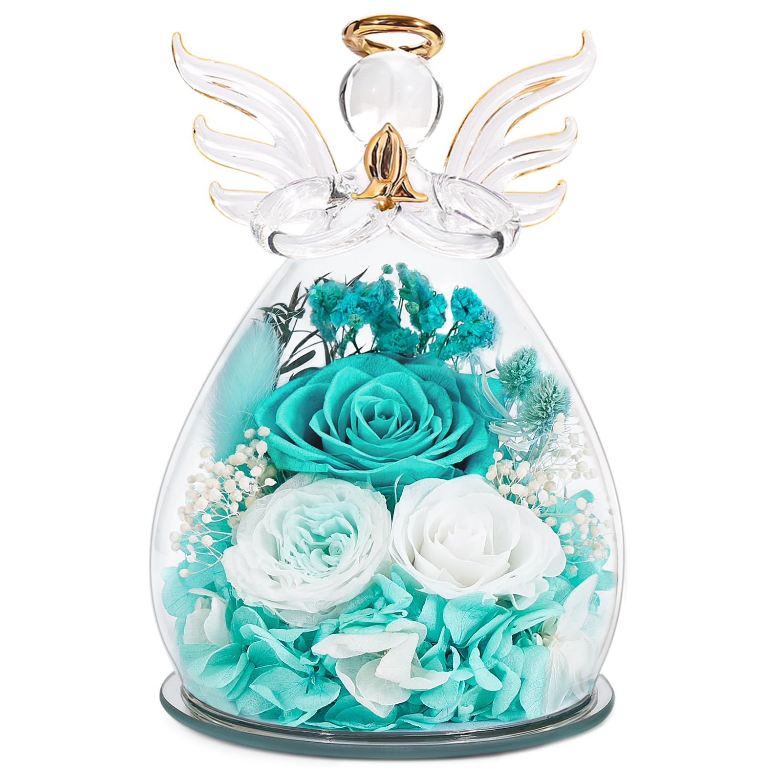 FIACO preserved rose angel gift showcases enduring beauty for birthdays