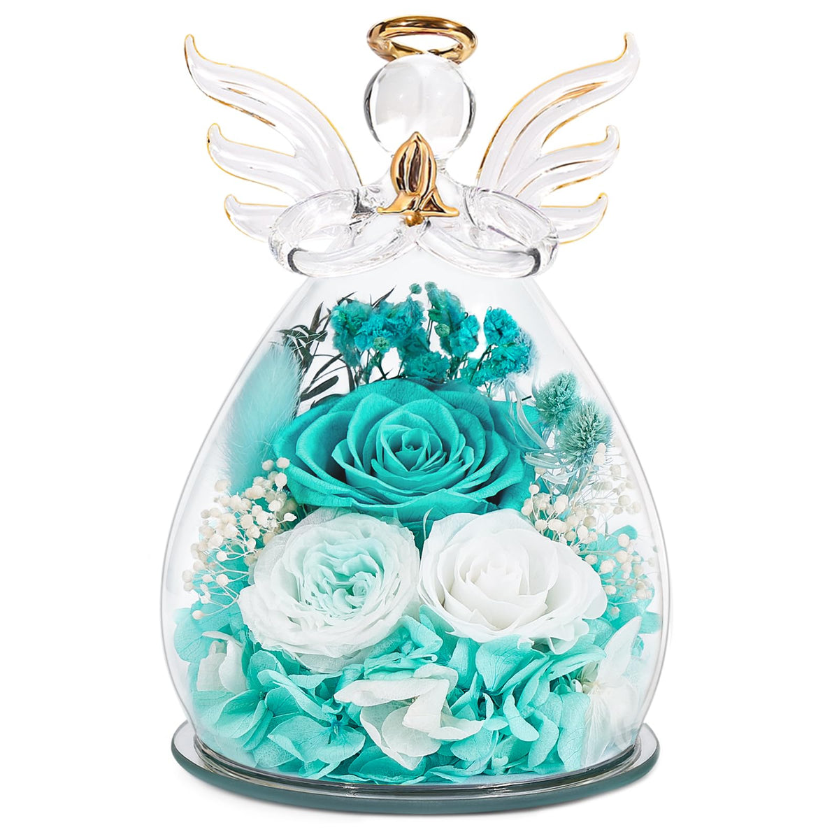 FIACO preserved rose angel gift showcases enduring beauty for birthdays