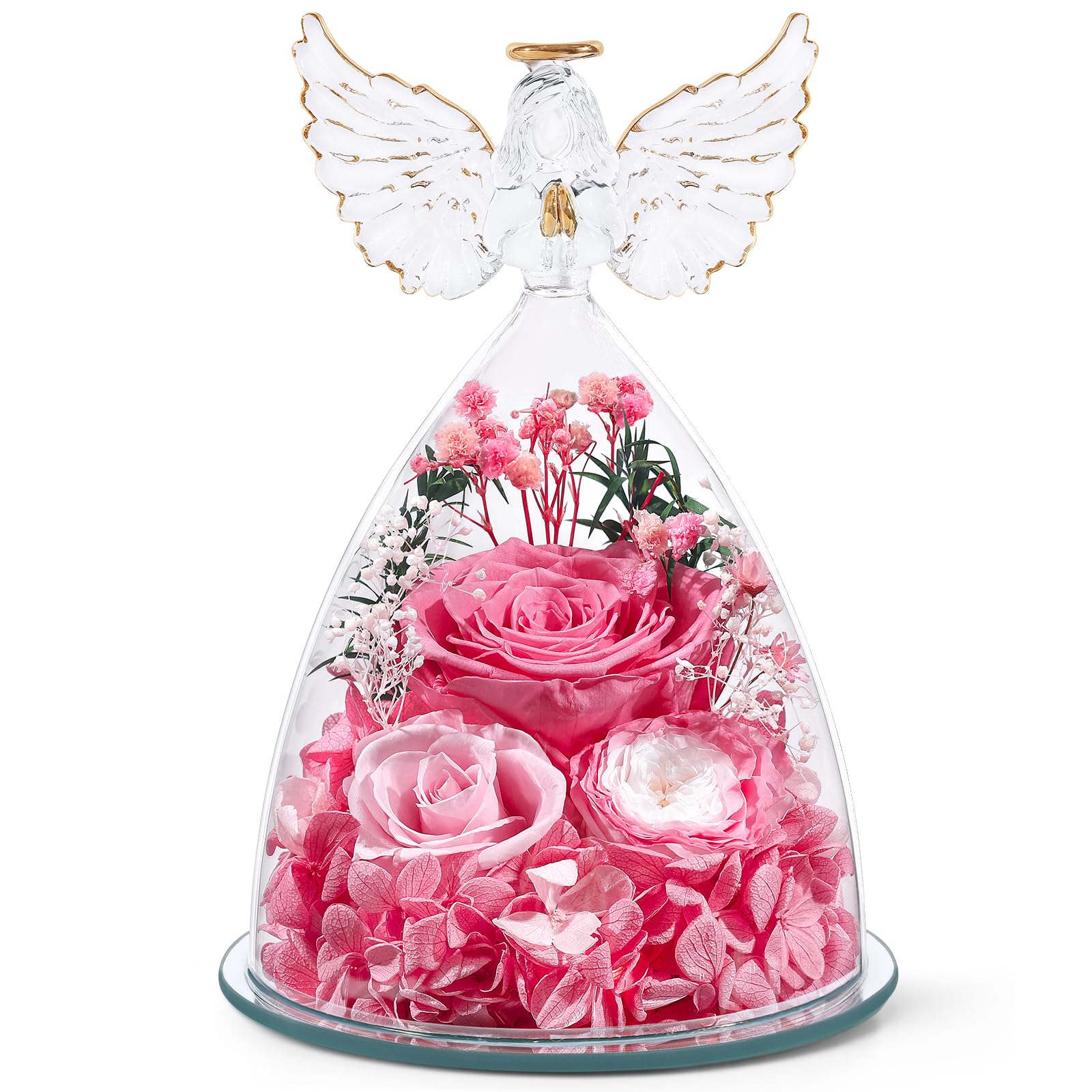 FIACO preserved rose under glass dome showcasing enduring beauty