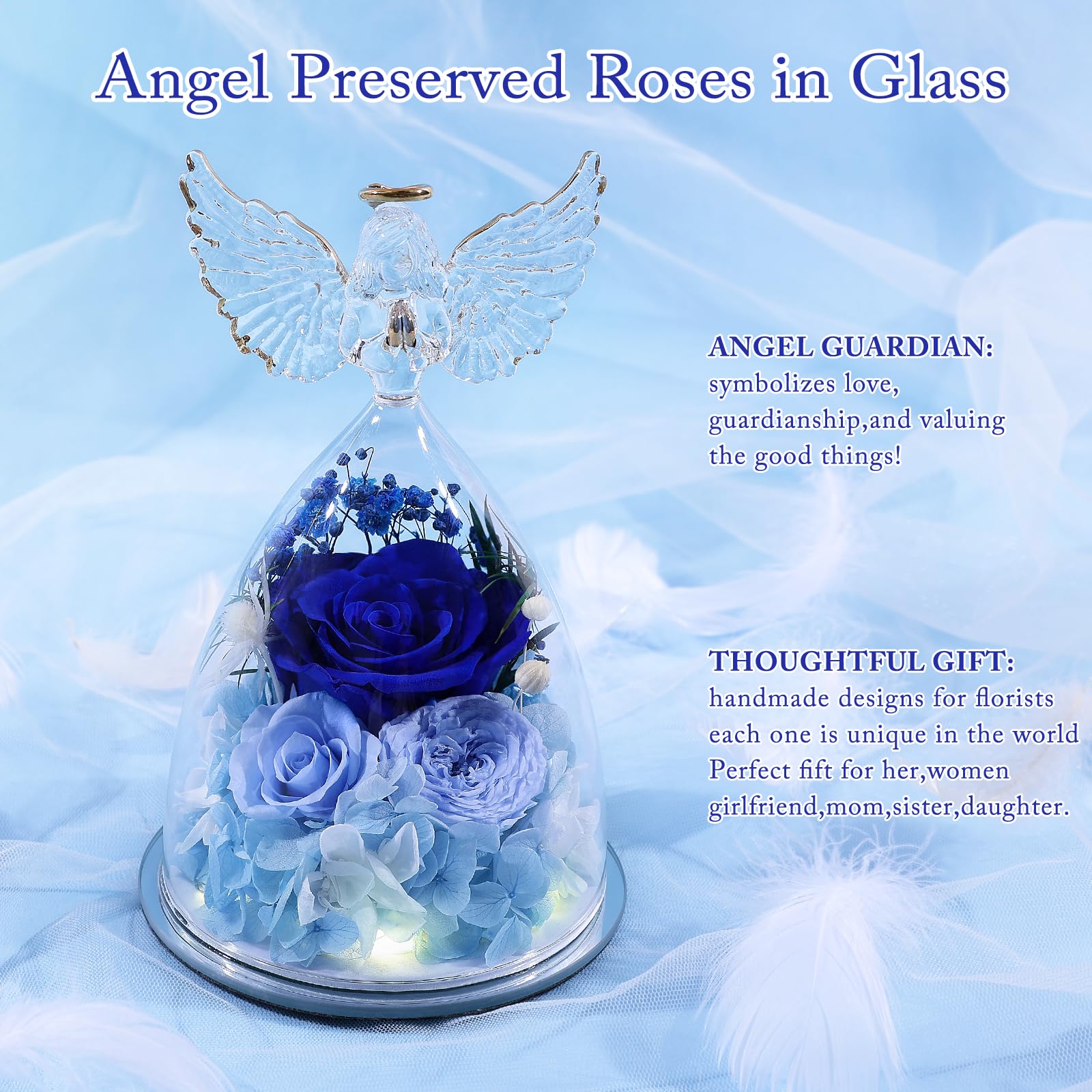 Fiaco red preserved rose for classic romantic gift.