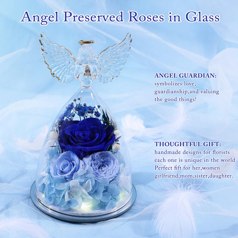 Fiaco red preserved rose for classic romantic gift.