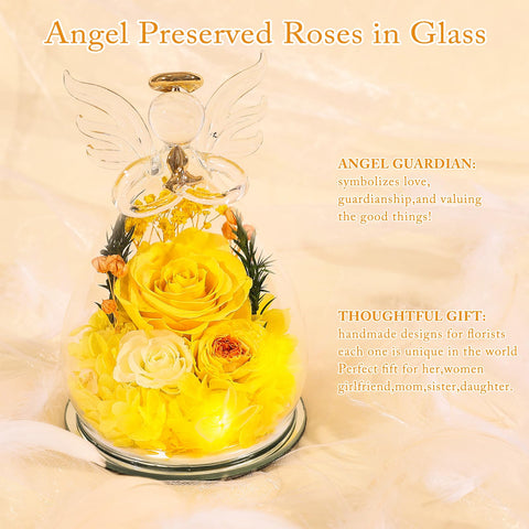 FIACO versatile angel rose gift for any occasion with gift-ready box.