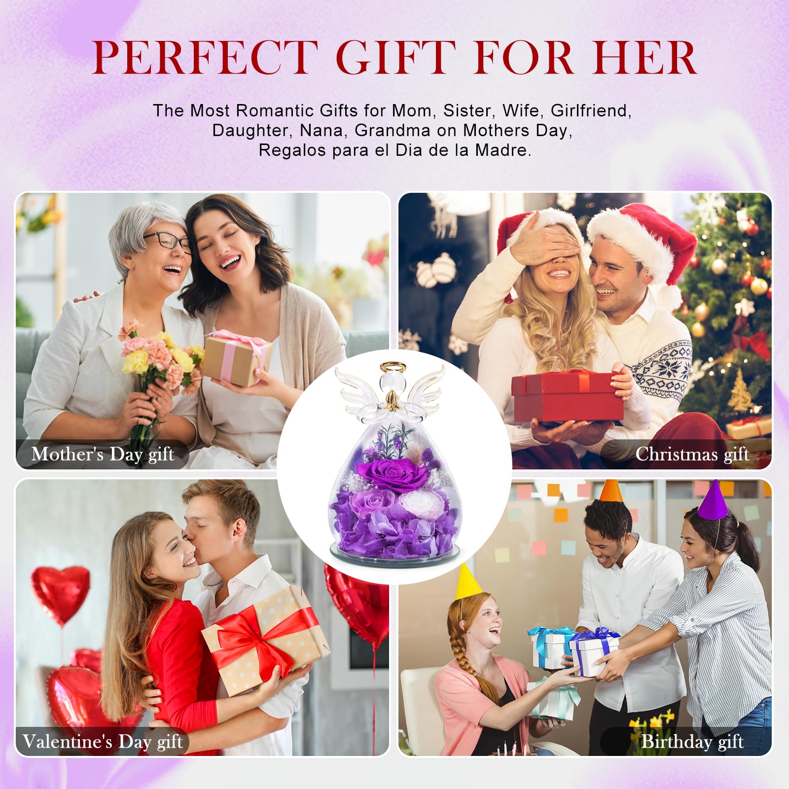 FIACO versatile rose angel gift box ready to gift