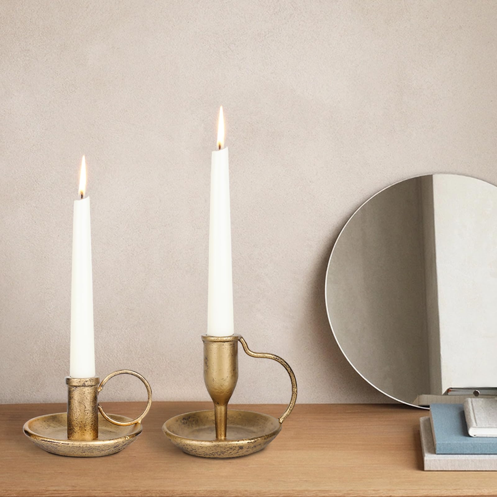 FIAHOSEY candle holders fit candles up to 0.78 inches diameter