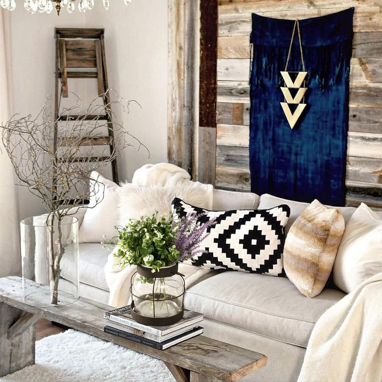 FIAHOSEY farmhouse décor centerpiece for shelves, tables, or mantels.