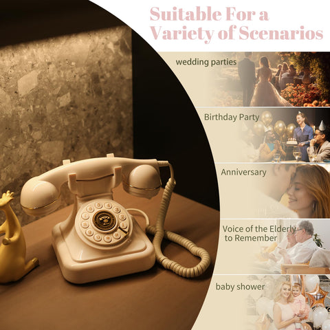 FiayaCom Audio Guest Book ideal for weddings, anniversaries, and birthdays.