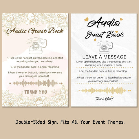 FiayaCom Audio Guest Book replay feature enables cherished memories