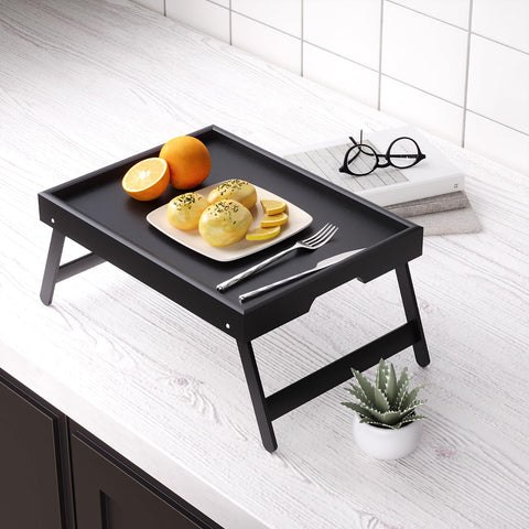 Fibogollo laptop bed tray supports light work and reading.
