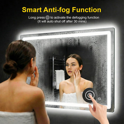 FICTOR dimmable dual lighting lets you adjust brightness from 20 to 100 percent.