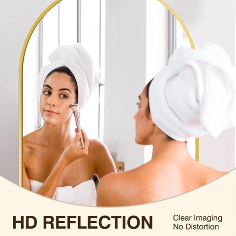 FICTOR tempered glass mirror delivers distortion-free clarity