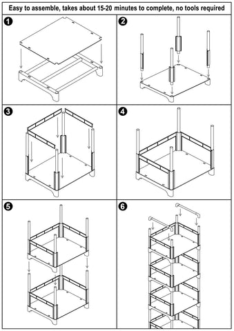FIDUCIAL HOME versatile book rack suitable for living room or office.