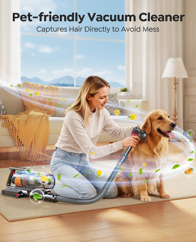 Fieety Ultra10 3.3ft hose extends reach for stairs and car interiors.