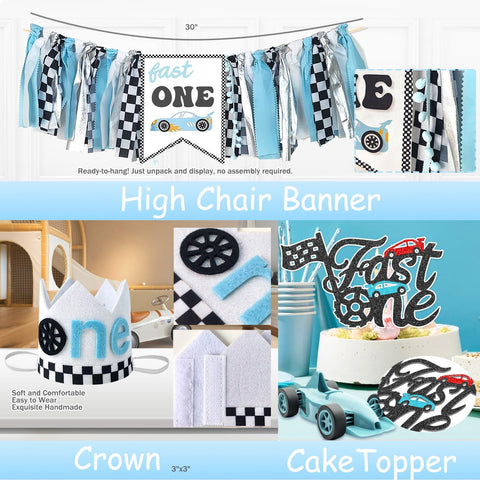 Fiesec Fast One cake topper for celebratory birthday moments