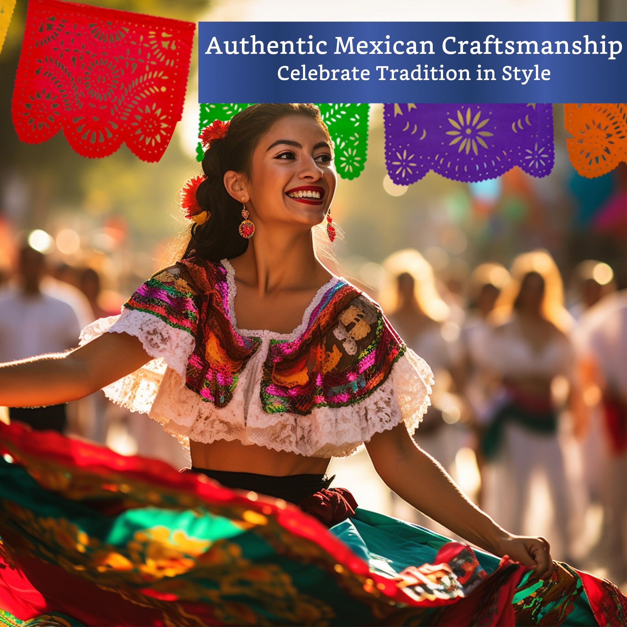 Fiesta Wraps Cinco de Mayo banner idea perfect for party backdrop