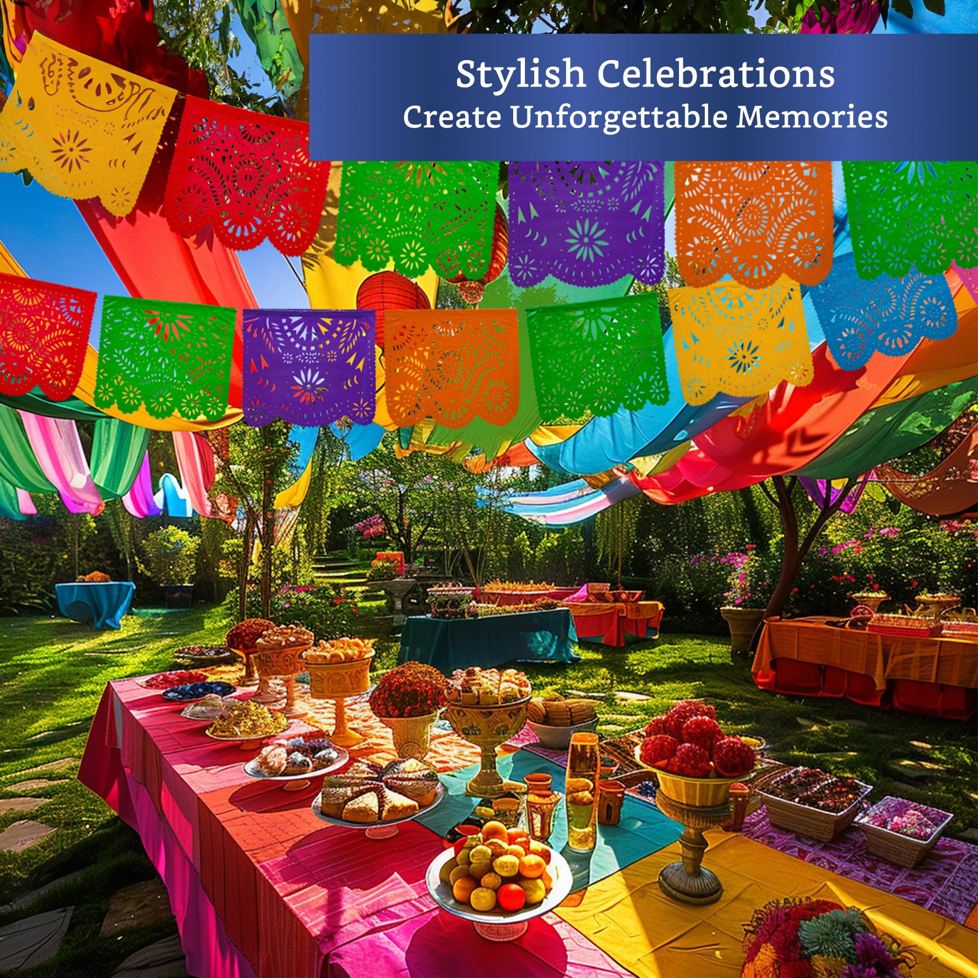 Fiesta Wraps ornate cutouts design for eye-catching fiesta décor