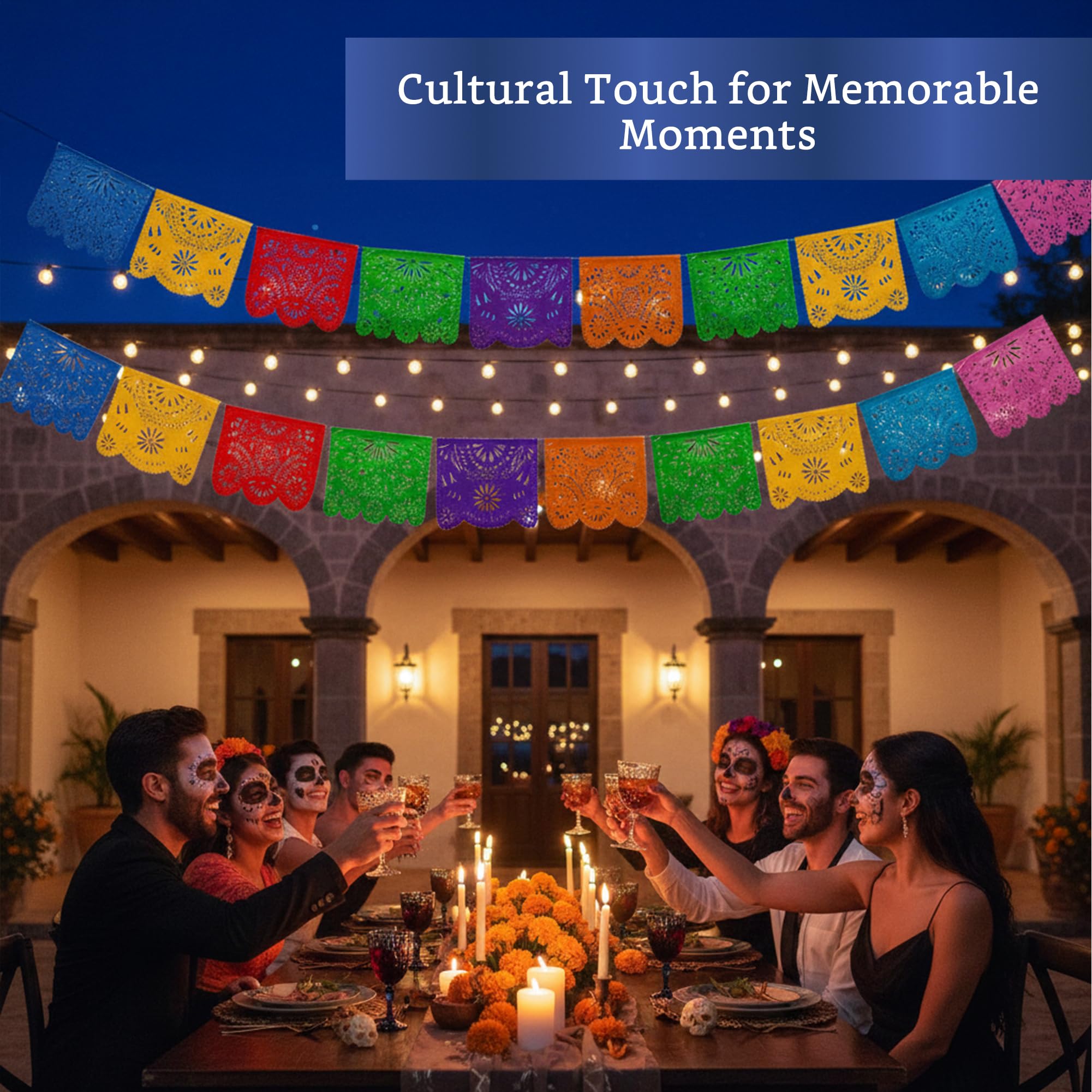 Fiesta Wraps restaurant decor banner creates inviting ambience