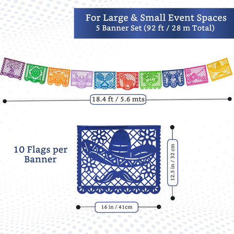 Fiesta Wraps waterproof and UV-protected banner material resists sun and rain.