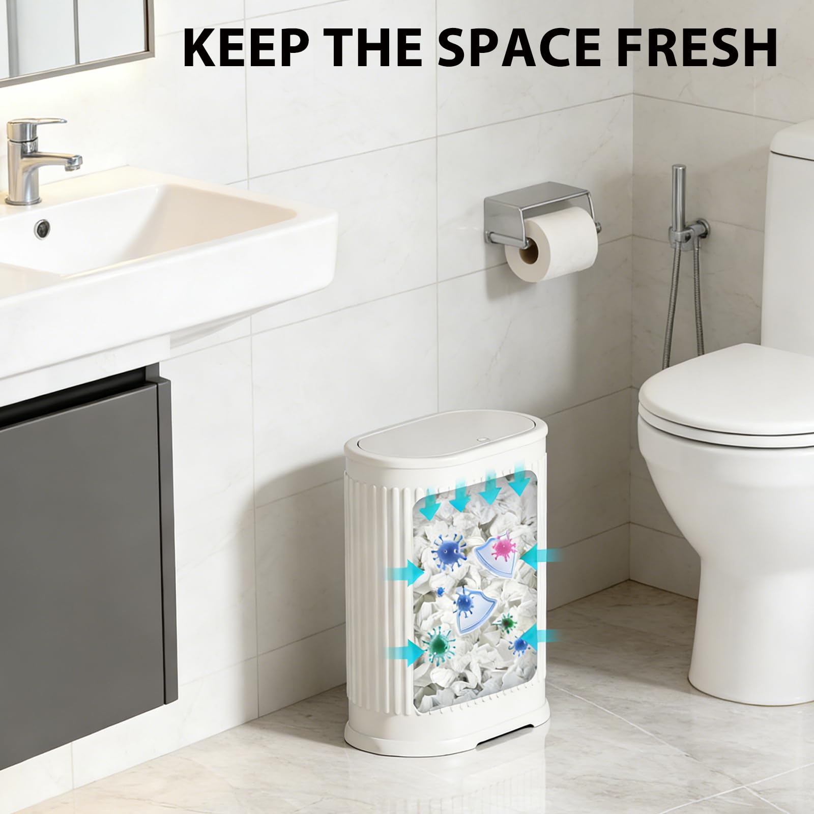 Figella stainless-steel finish resists fingerprints and cleans easily