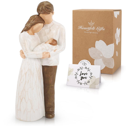 Fighting to Achieve gift box with greeting card for new parents.