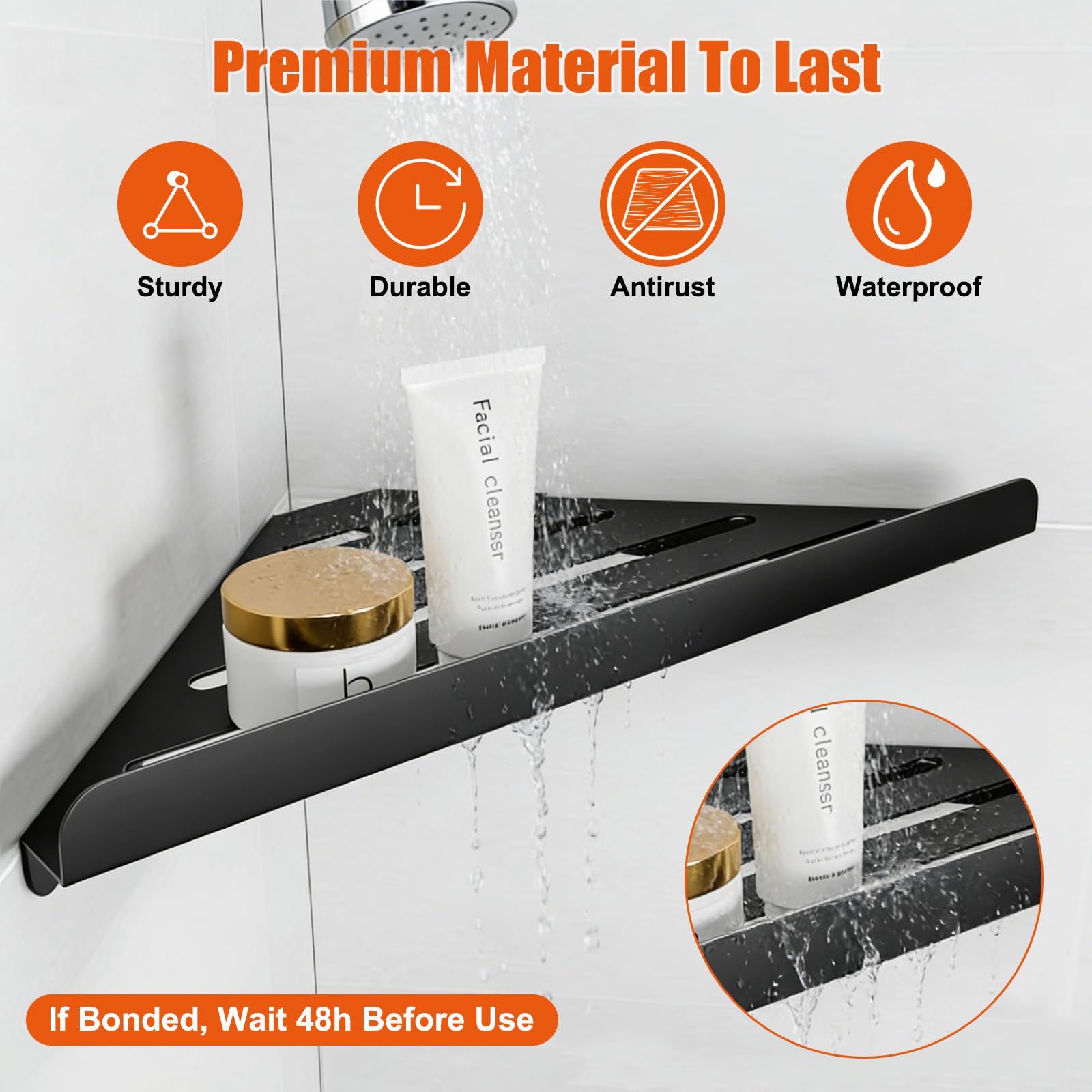 Fikoksol expansion screws provide secure permanent mounting for sturdy storage.