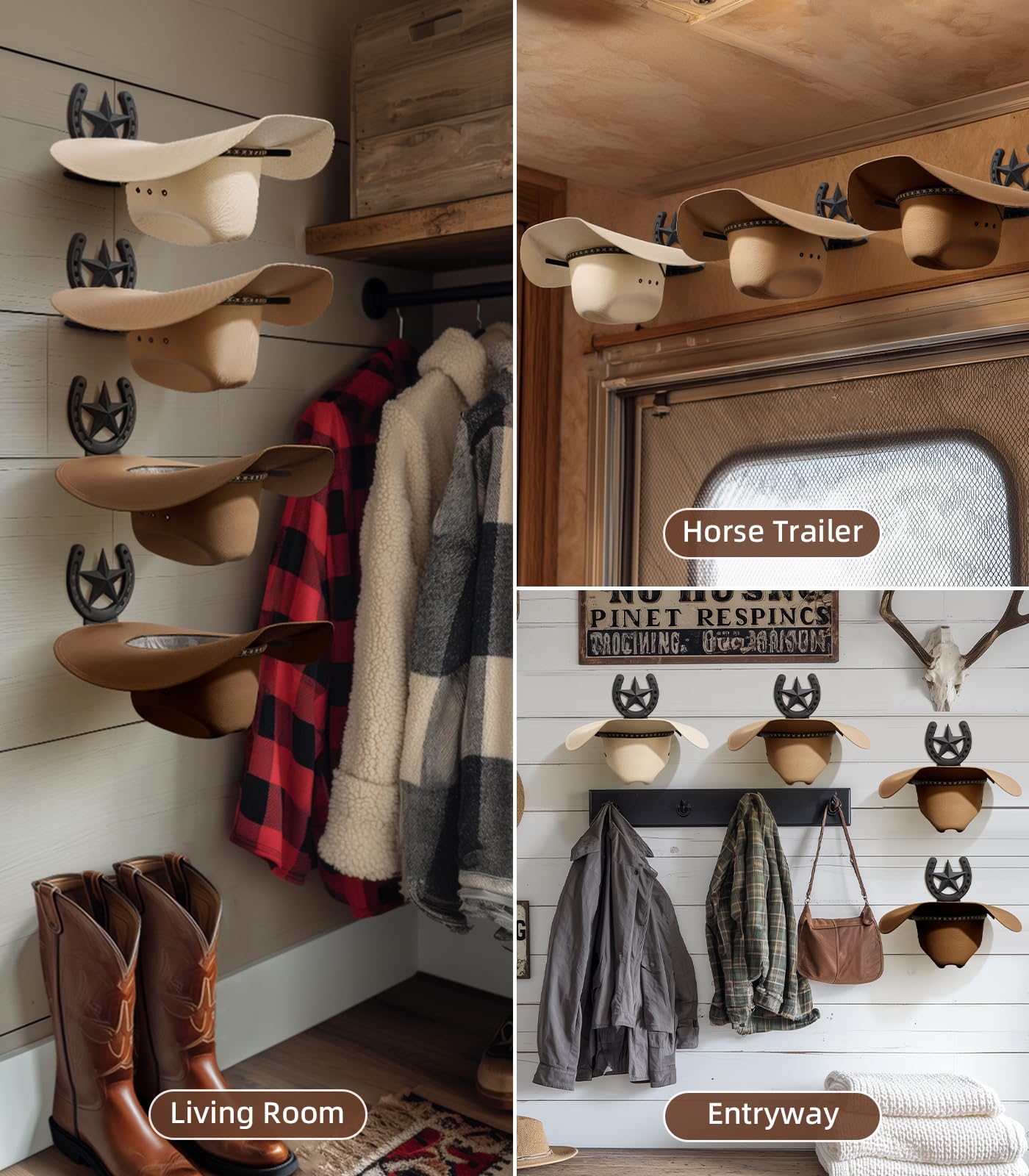 Filano wall mount set makes a thoughtful Western gift for ranch lovers