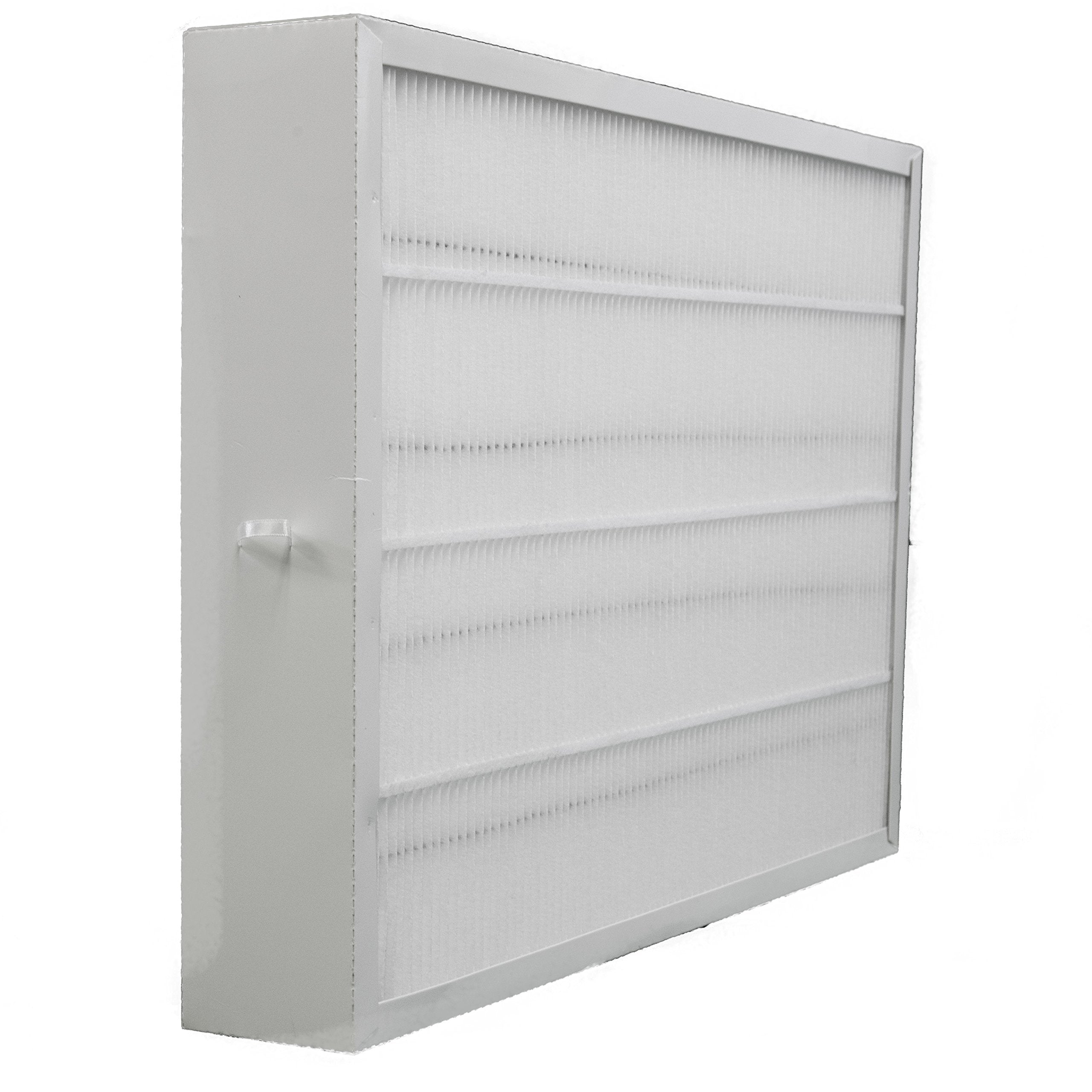 Filter-Monster MERV15 replacement filter in 16x25 size reduces pollen and dust.