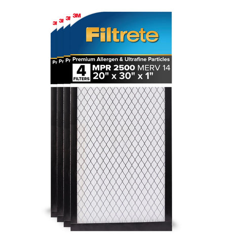 Filtrete face-on view shows high-MERV 14 filtration for cleaner air.