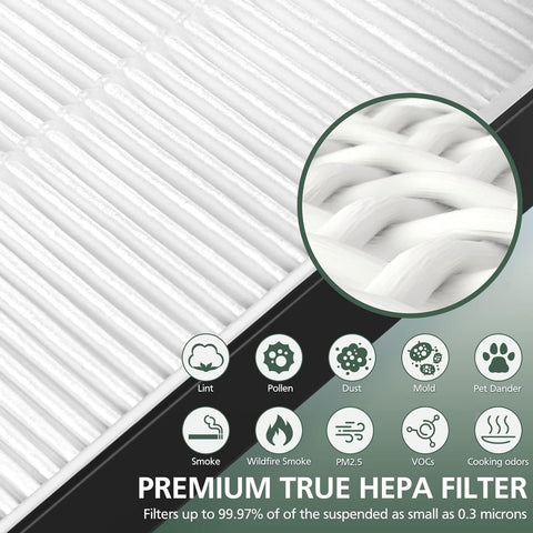 Filtrete-compatible A2 filter for model FAP-T03-A2, simple replacement