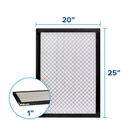 Filtrete MERV 14 packaging highlights 4-pack convenience.