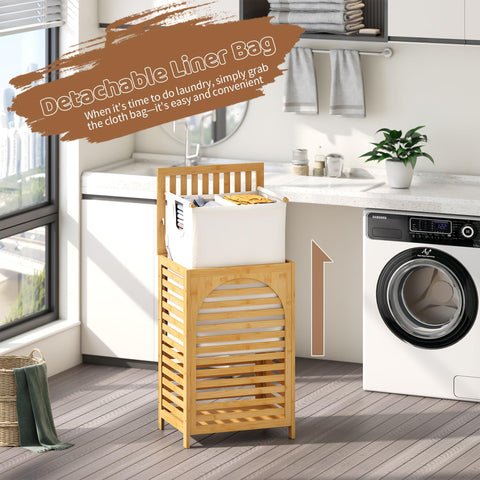 FILWH portable design with inner carry pocket for organizing laundry.
