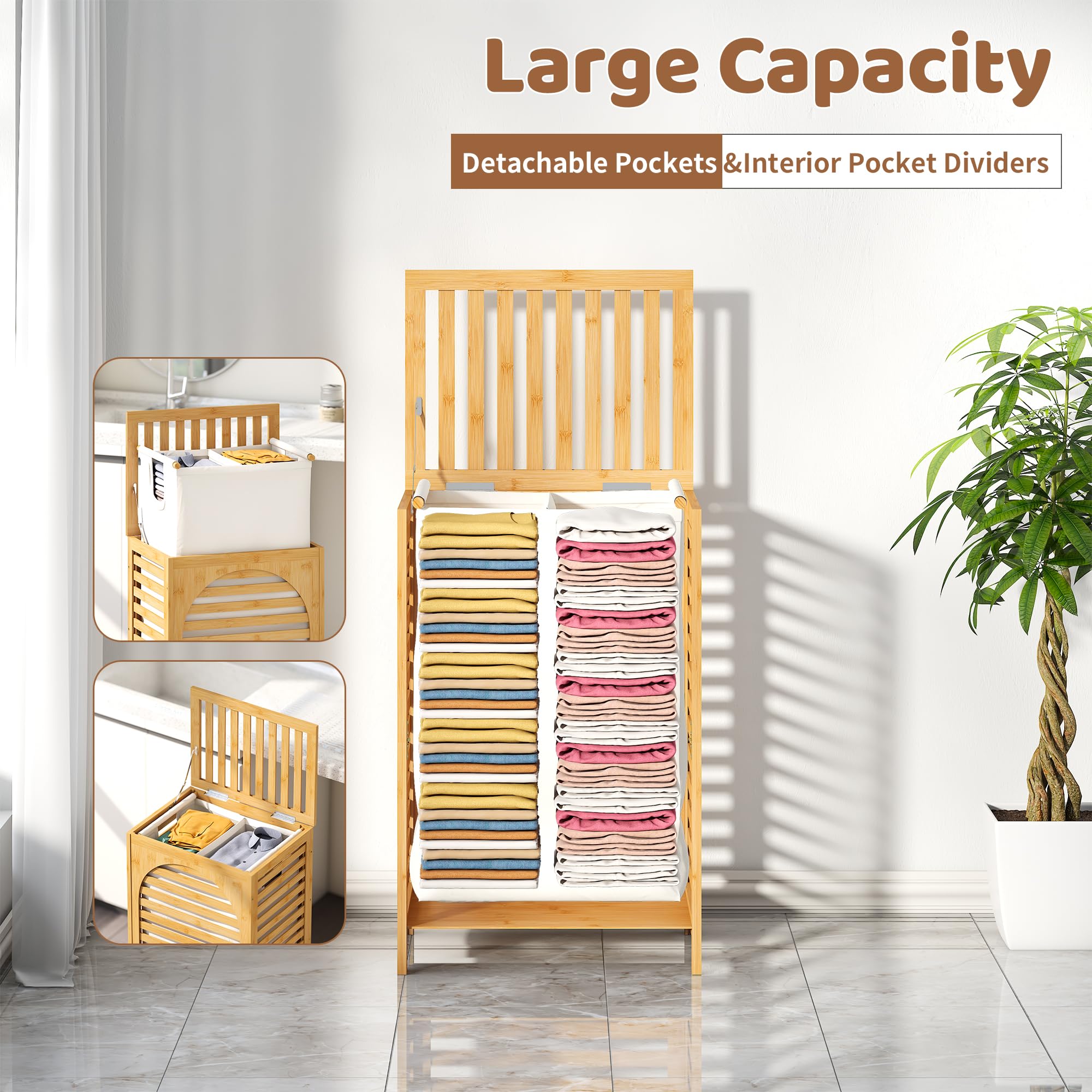 FILWH sturdy bamboo frame built to last for busy households.