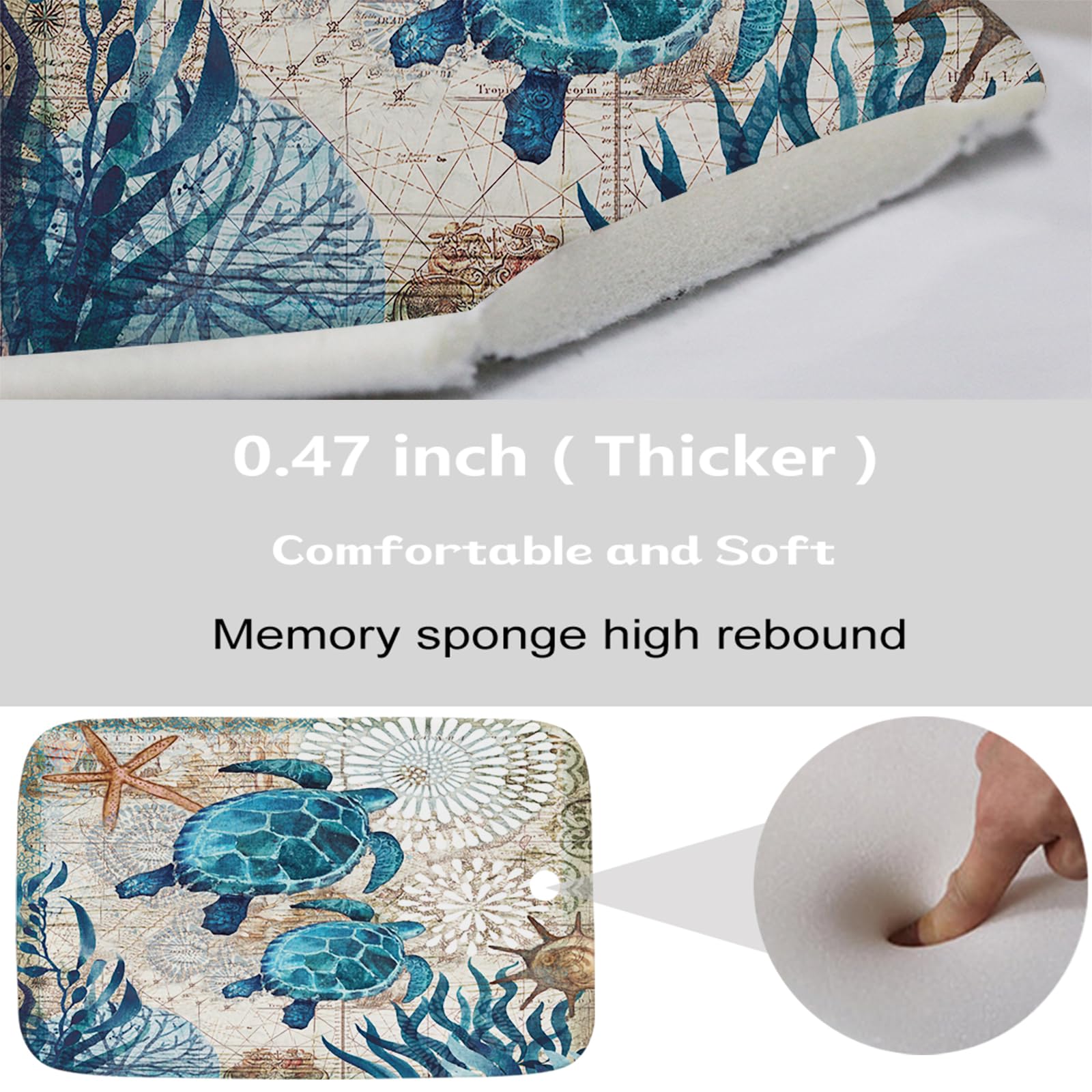 Final Friday nautical art adds seaside vibe and easy machine-washable care.