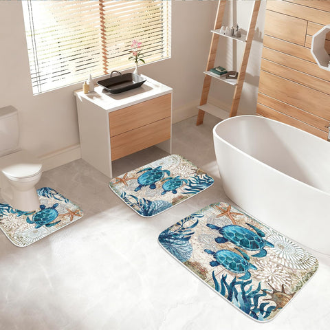 Final Friday u-shape mat 16x20 inches provides non-slip grip for safer showers.