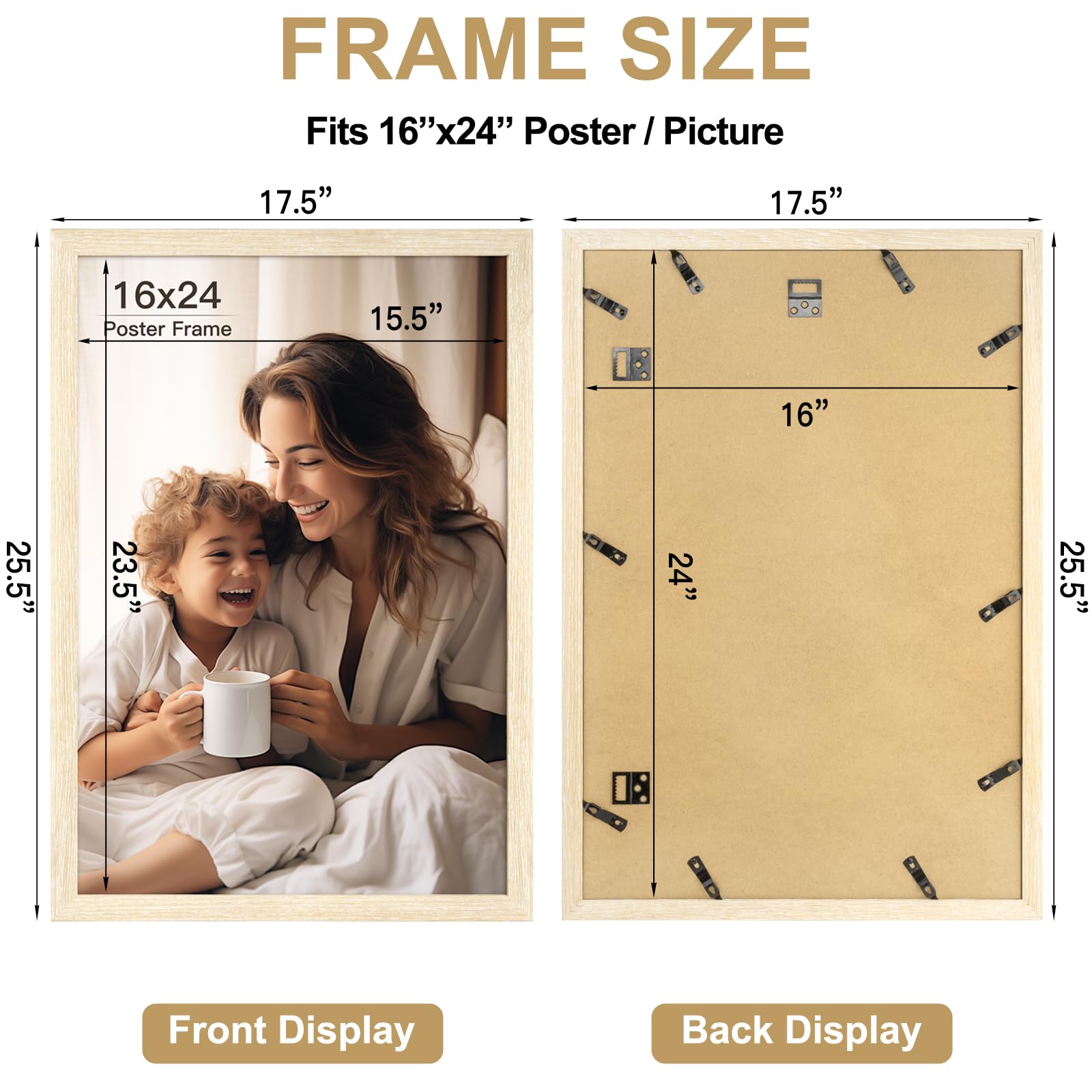 FinalFind plexiglass panel provides crystal-clear photo protection.