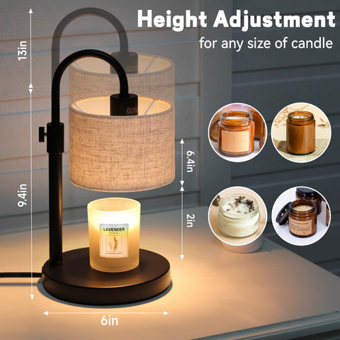 FINCMY shade fits standard jar candles for wide compatibility