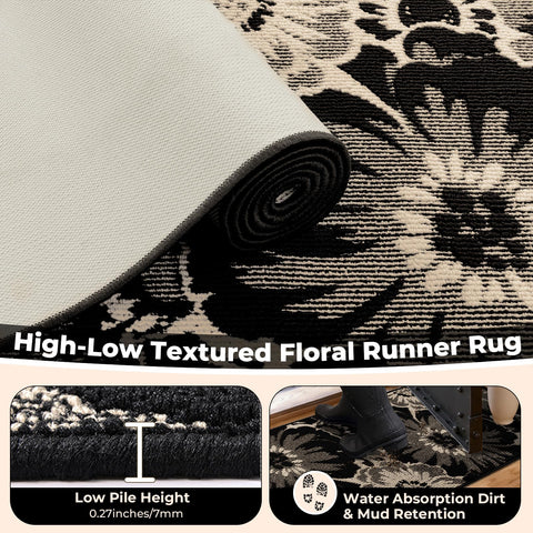 Findosom machine-washable rug makes cleaning quick after busy days.