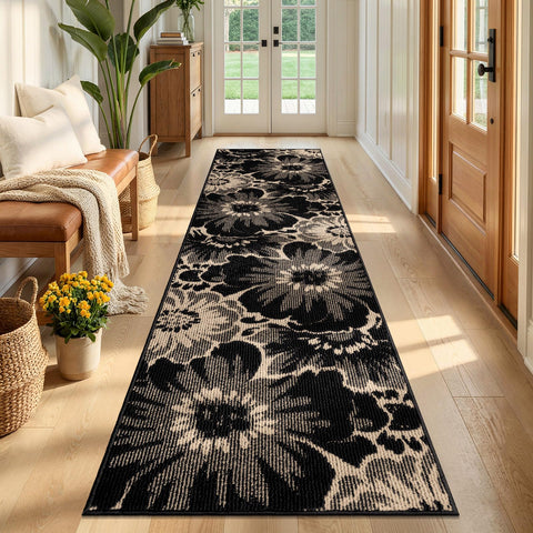 Findosom kitchen and entryway runner fits versatile spaces.