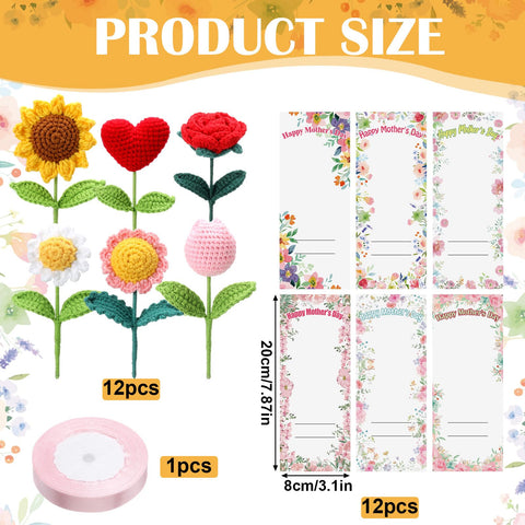 FineCheer Mother's Day cards with six design patterns