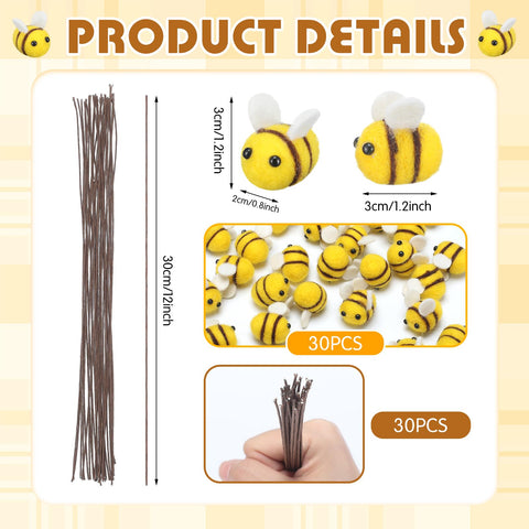 FineCheer wire stems 30 cm length provide flexible, stable arrangements.