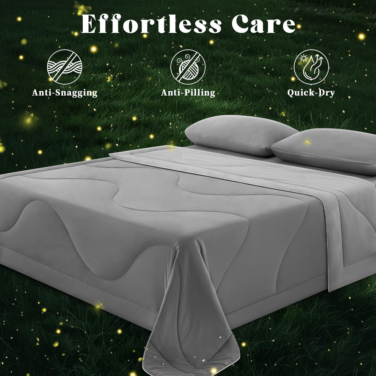 FineMay easy-care design resists pilling and pet hair for busy homes.