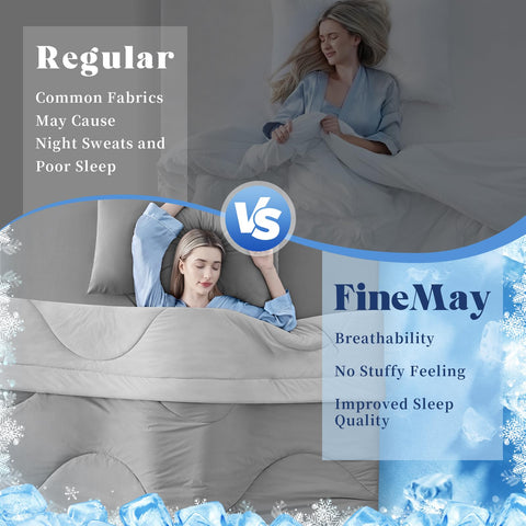 FineMay tightly-stitched seams keep fill in place for lasting coziness.