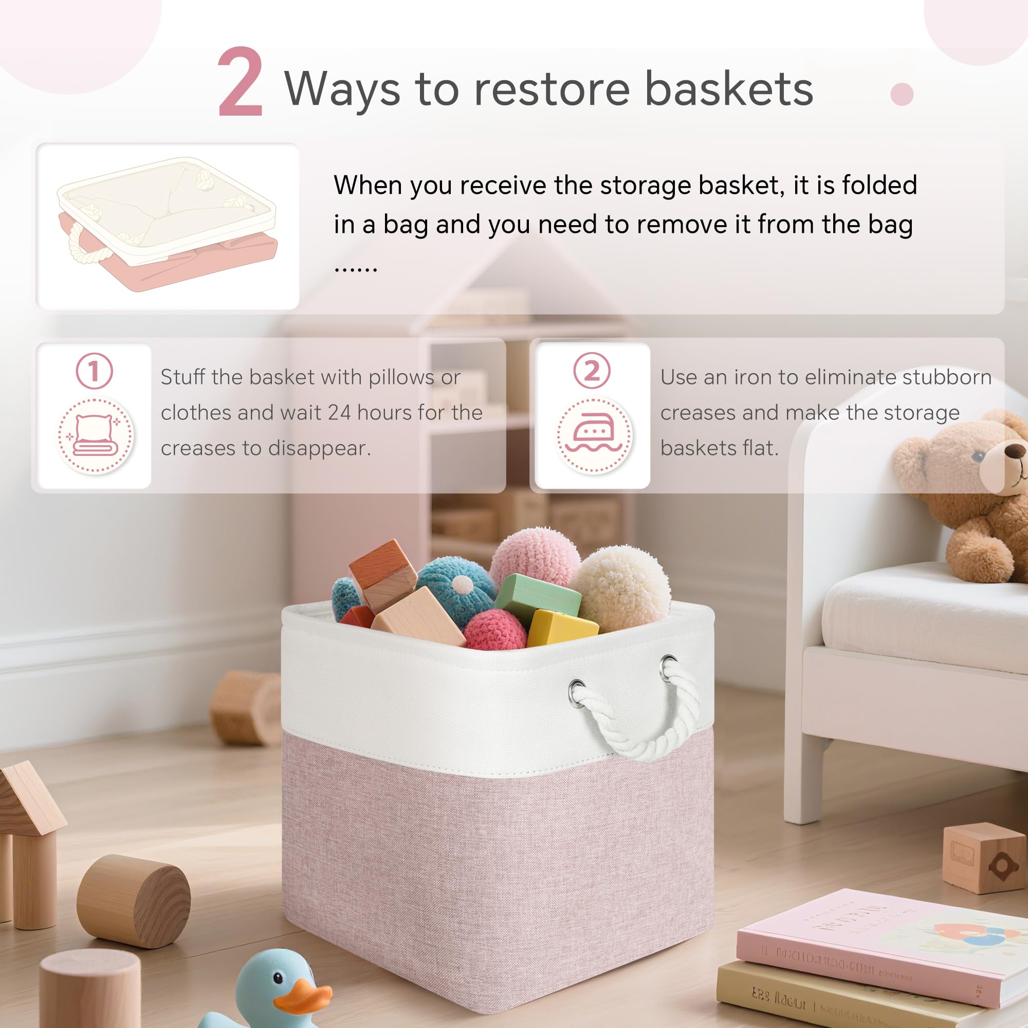 FinishingBo storage bin set ideal for DVDs, shoes, and office supplies
